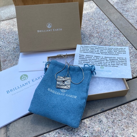 Brilliant Earth SS and Diamond Pendant - Picture 5 of 7